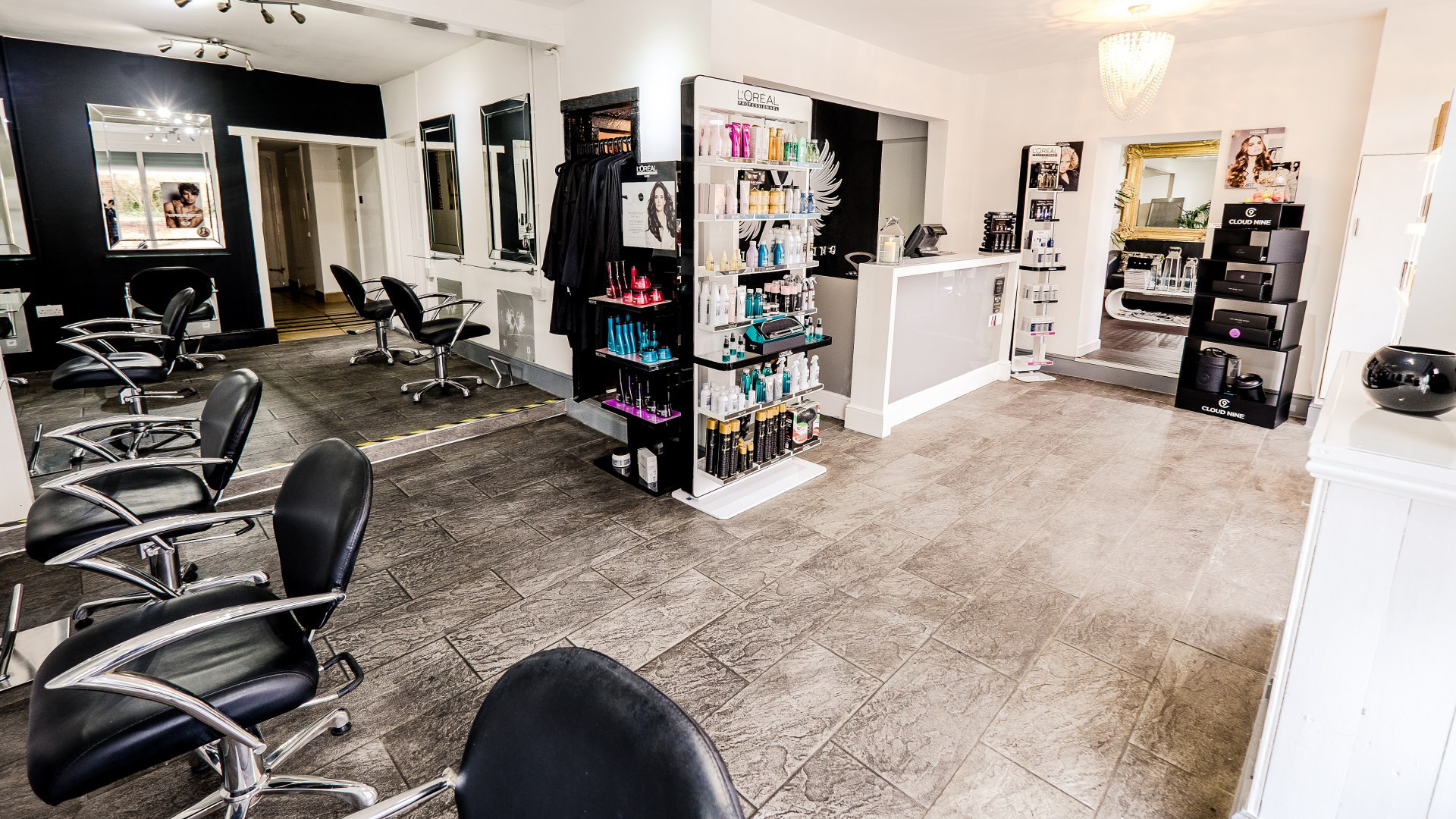 Fox Hairdressing - Cutting Chairs and Entrance